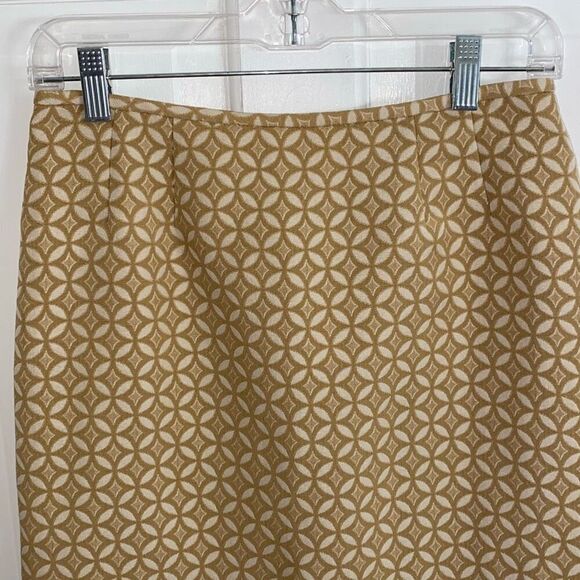 Le Suit gold/beige pencil skirt size 4P - Picture 2 of 10